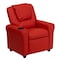Flash Furniture Kids Recliner, 21-1/2" to 36-1/2" x 27", Upholstery Color: Red DG-ULT-KID-RED-GG - alternate 1